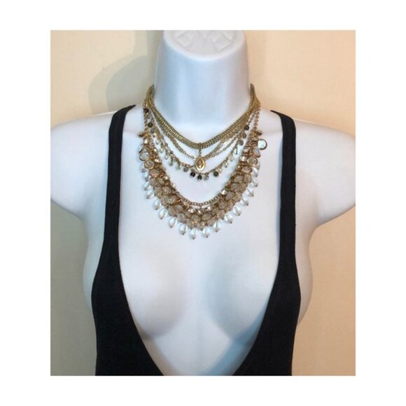 Curated bundle trendy statement style necklaces WHBM and more. - Picture 2 of 9